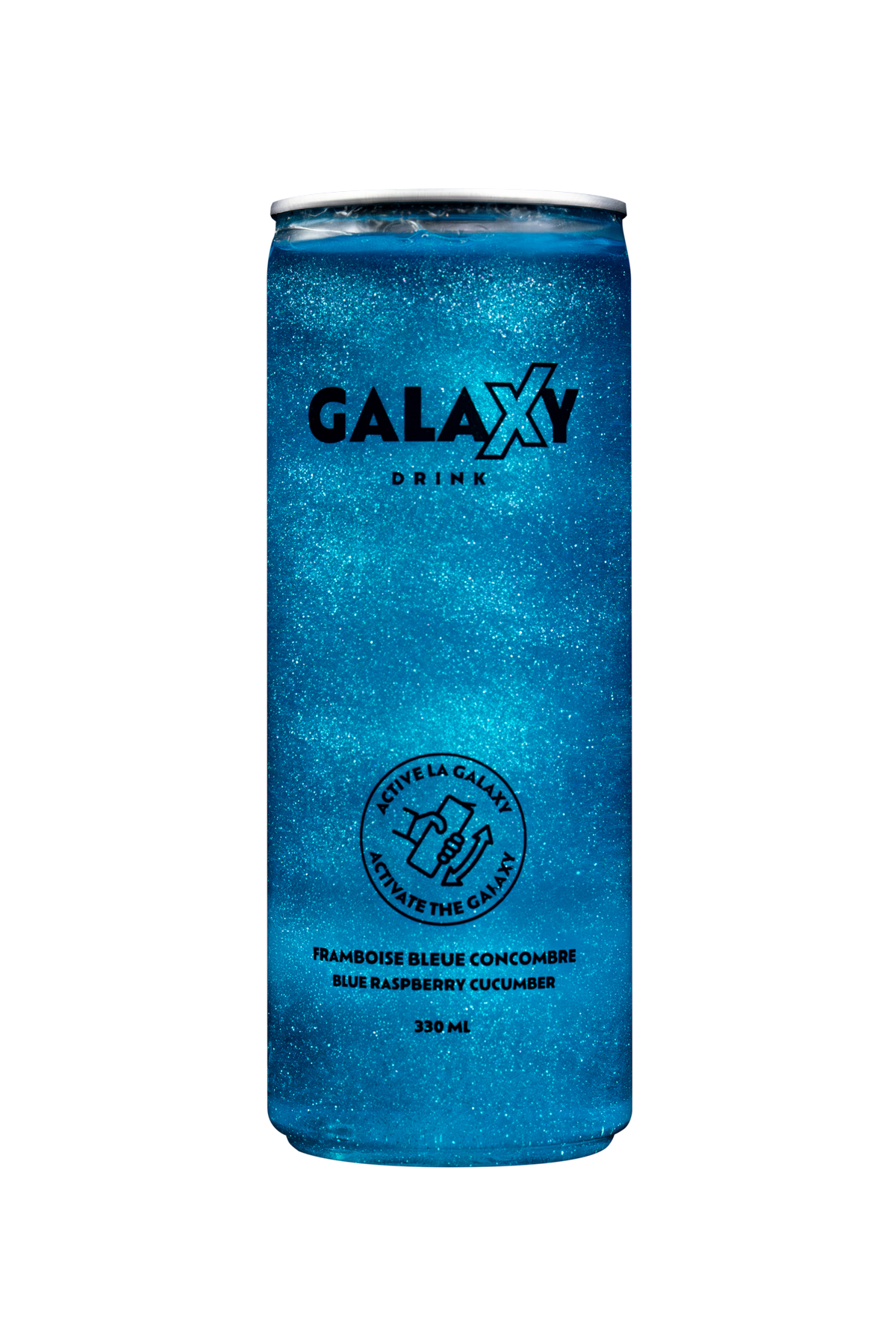 Galaxy Drink - Bleu - Framboise Bleu Concombre - 330ml