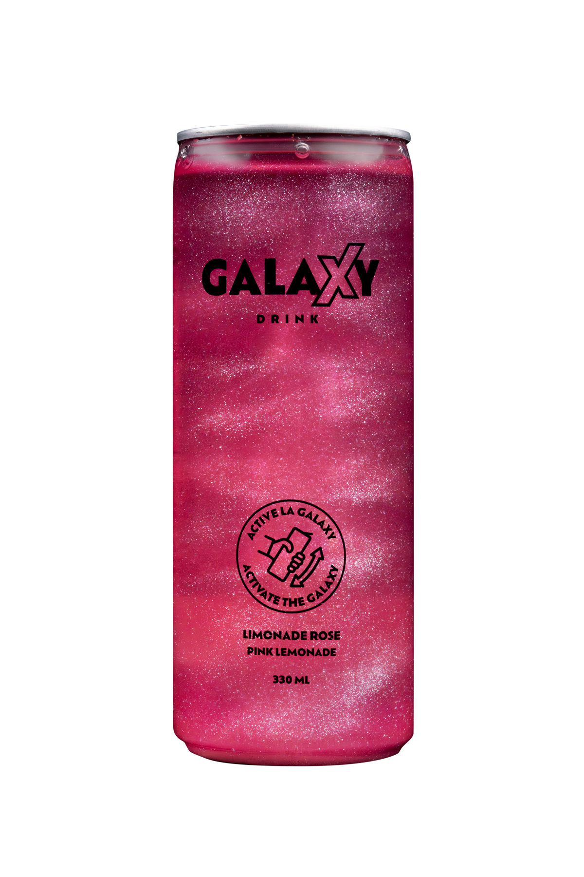 Galaxy Drink - Fuchsia - Limonade Rose - 330ml
