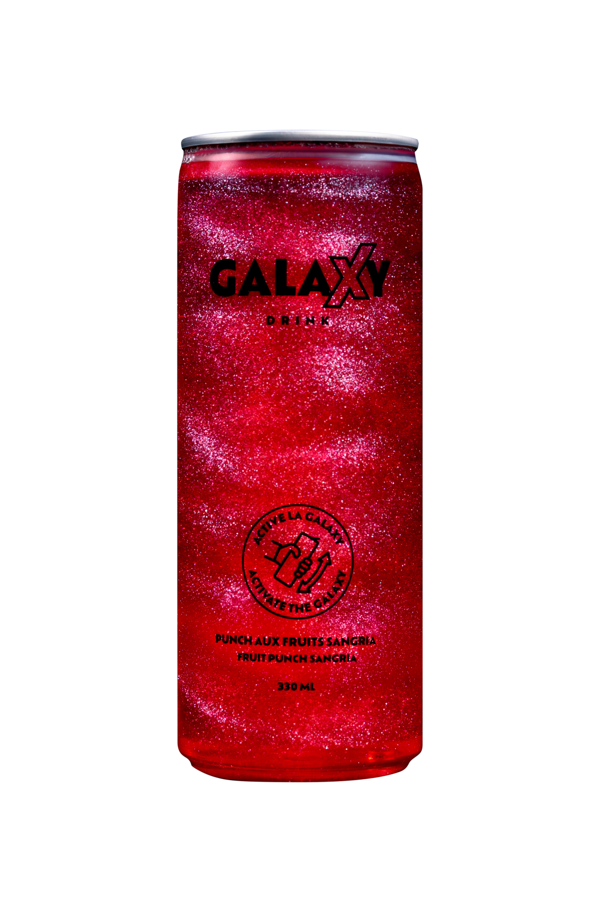 Galaxy Drink - Rouge - Sangria Punch aux Fruits - 330ml